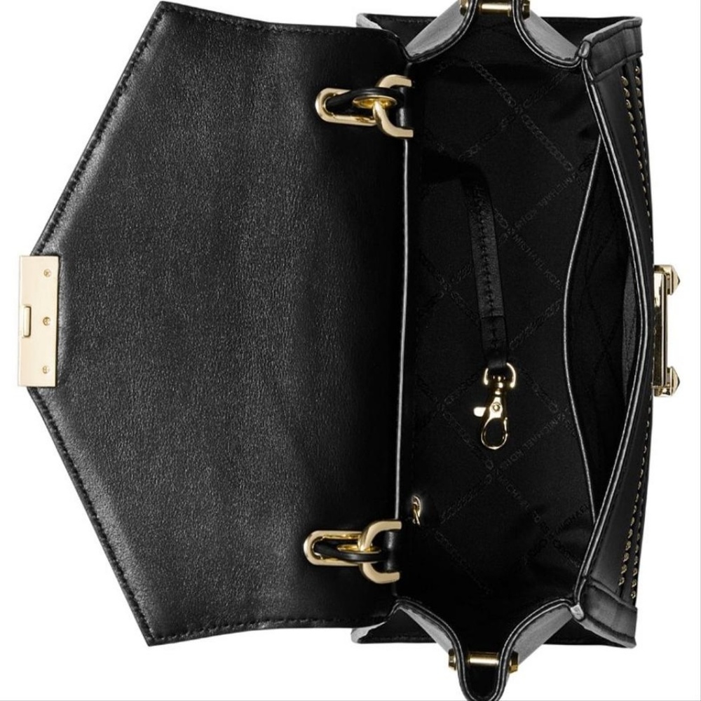 Michael Kors Whitney Studded Top Handle Satchel - Picture 5 of 8